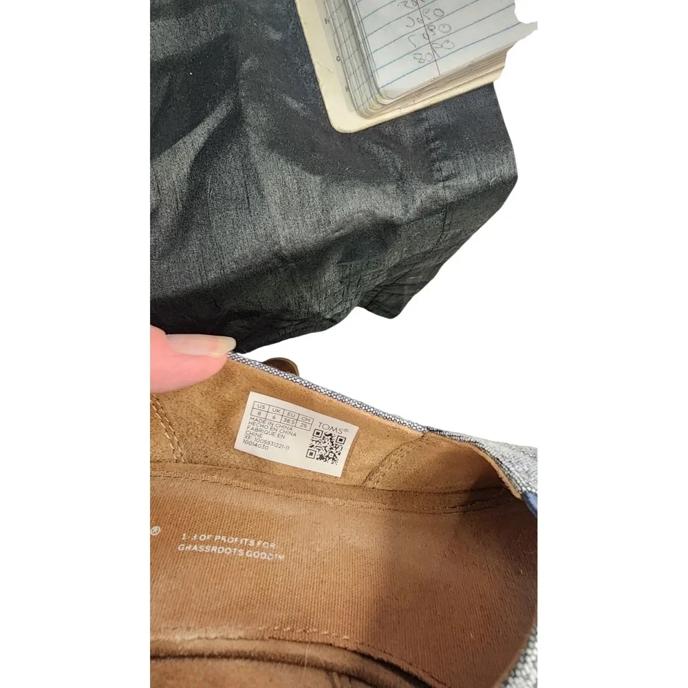LOT Of TOMS Wedge Heels Blue,‎ Black sz 8